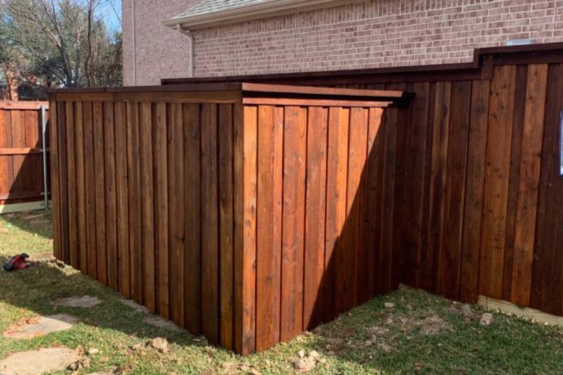Cedar Privacy Fence in Addison